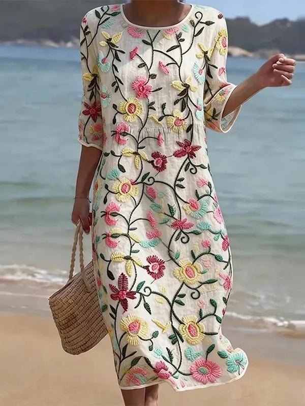 Jeanne | Robe Florale Élégante