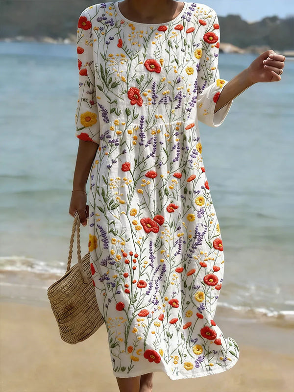 Isabelle | Robe Florale Élégante