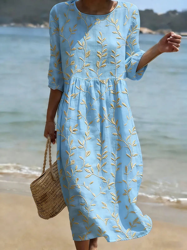 Solène | Robe Florale Élégante