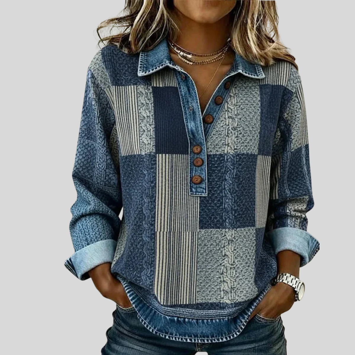 Bleu (presque épuisé) / 3XL / 46