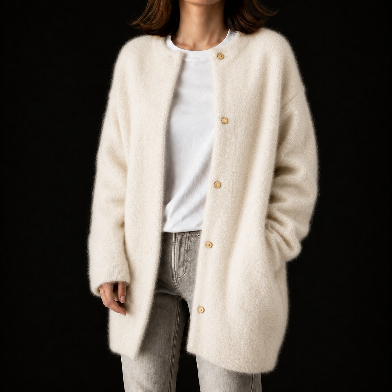 Beige / 2XL / 44