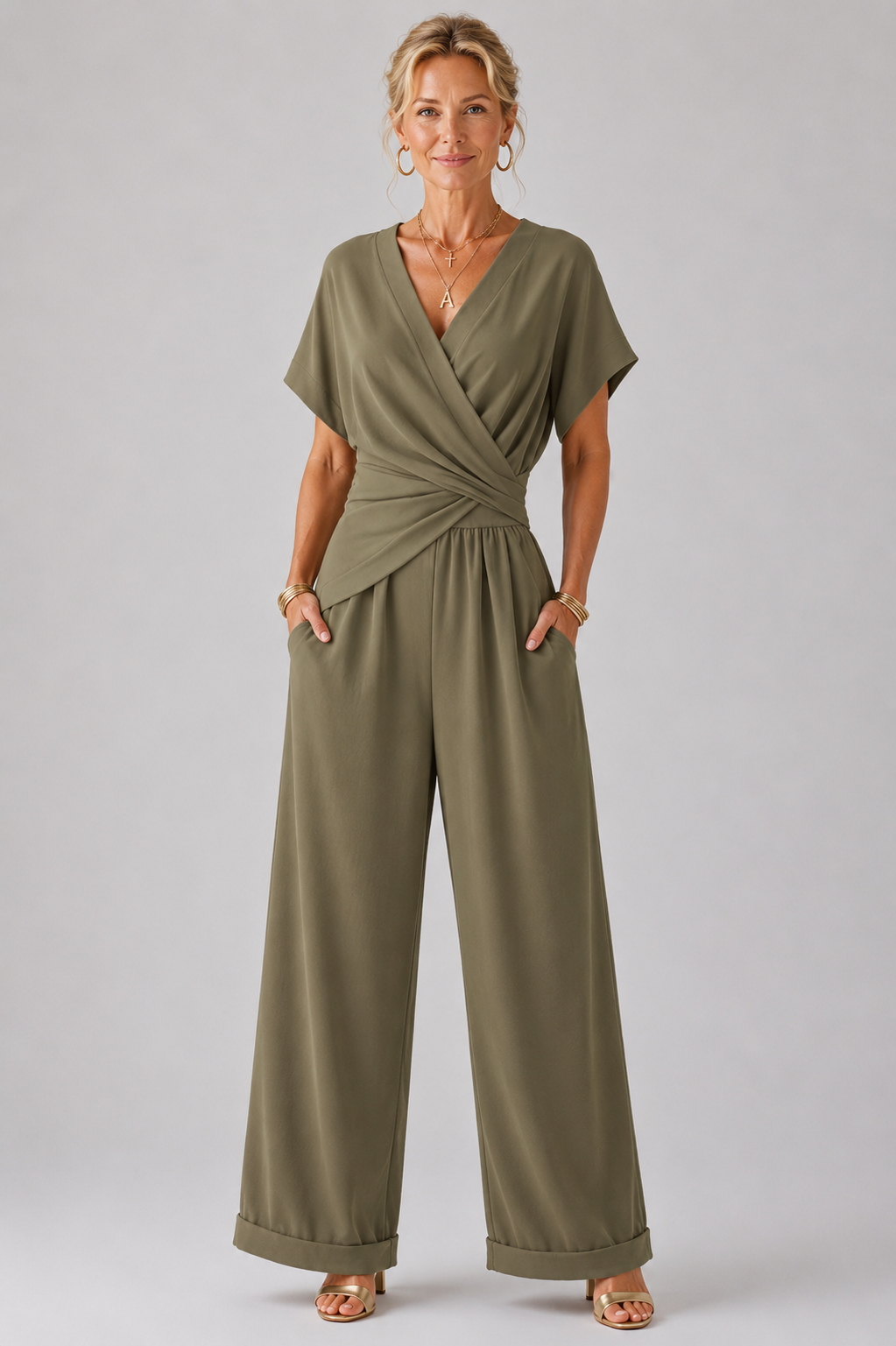 Kaki / 4XL / 48