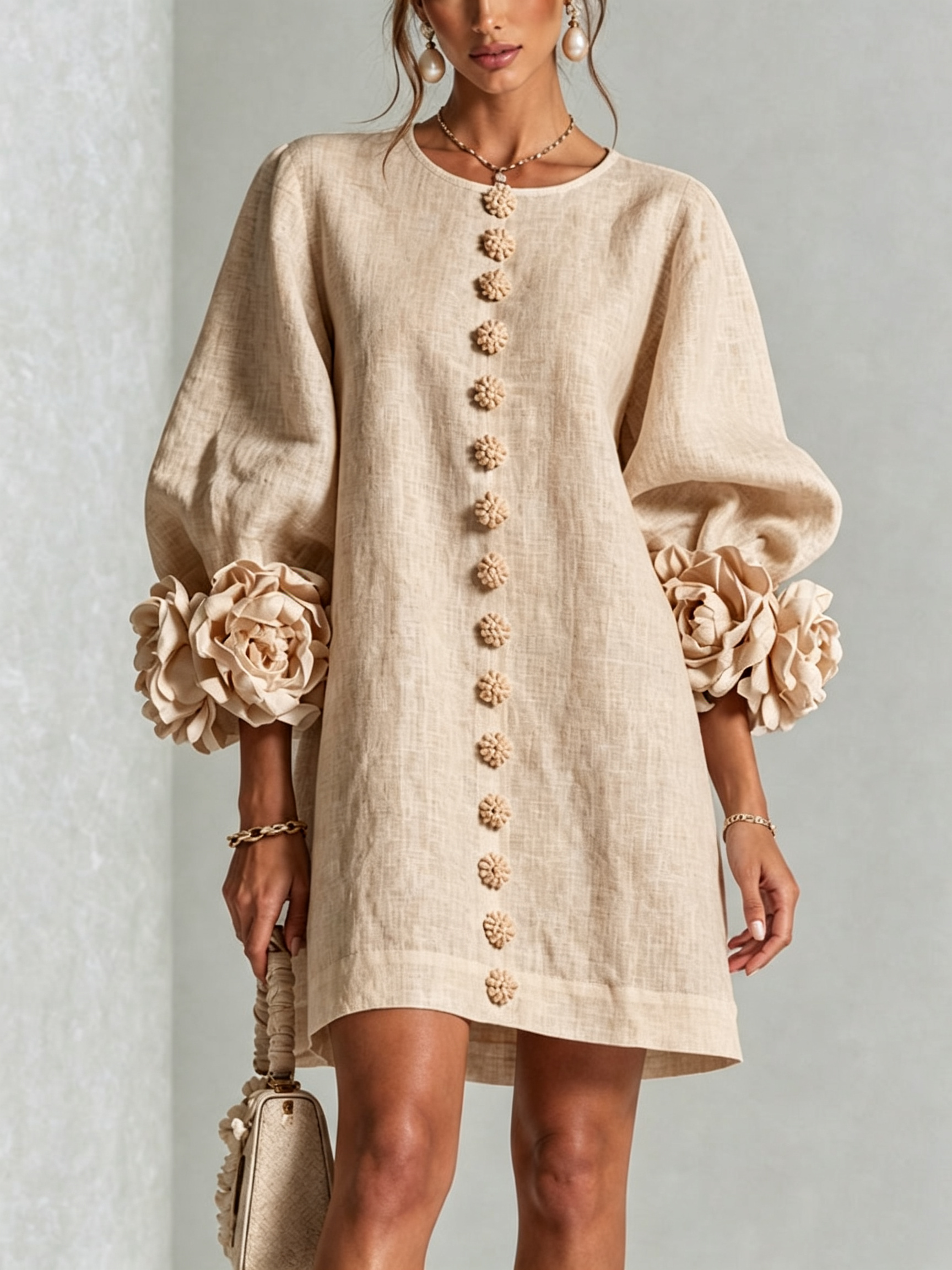Beige / 2XL / 44