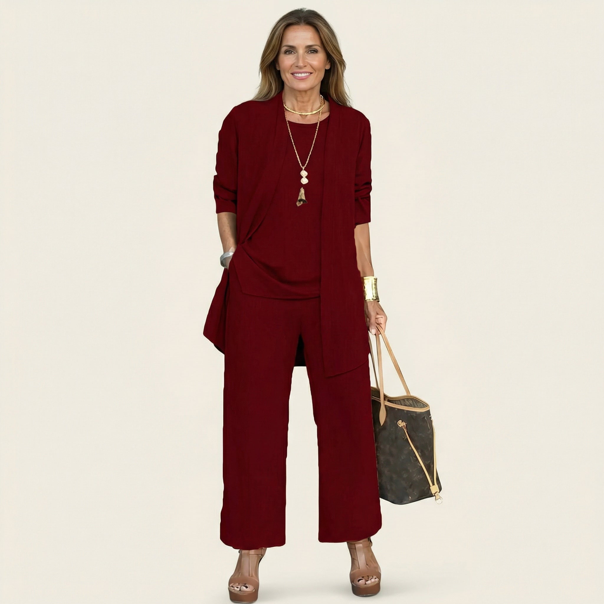 Rouge vin / 2XL / 44