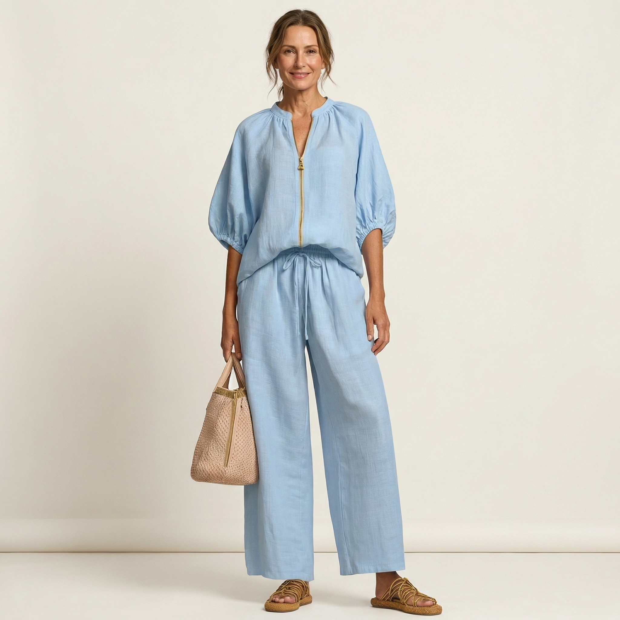 Bleu Clair / 3XL / 46