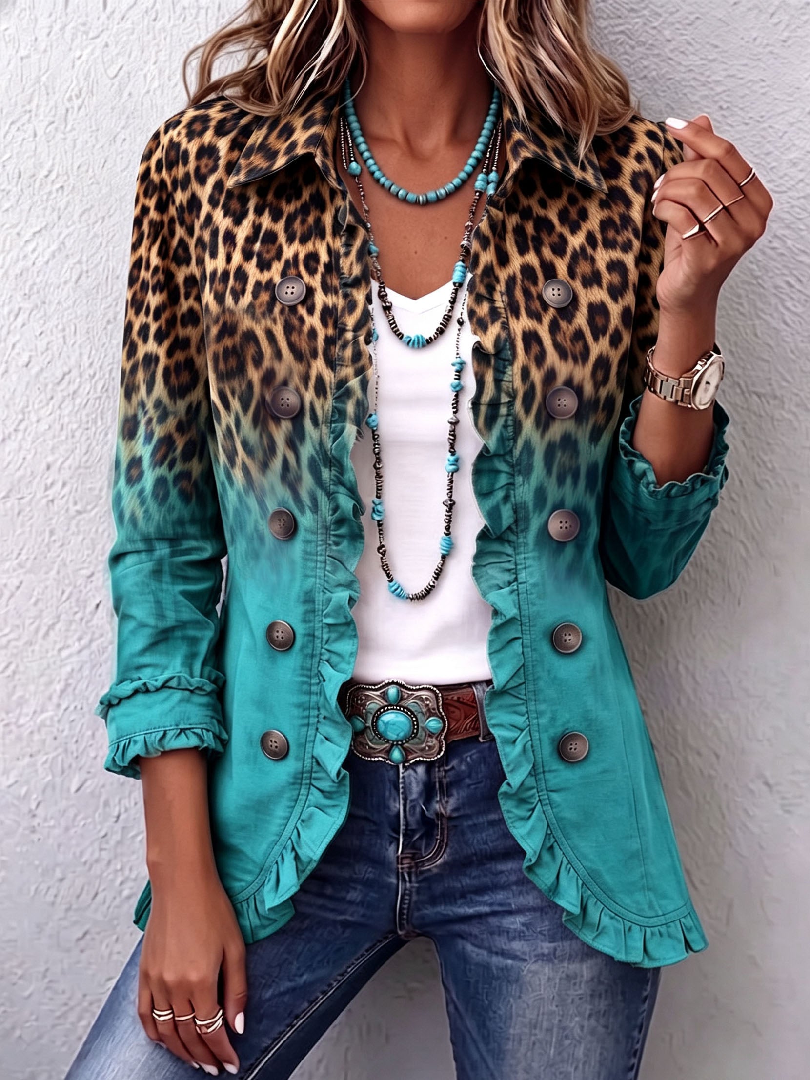 Turquoise / 5XL / 50